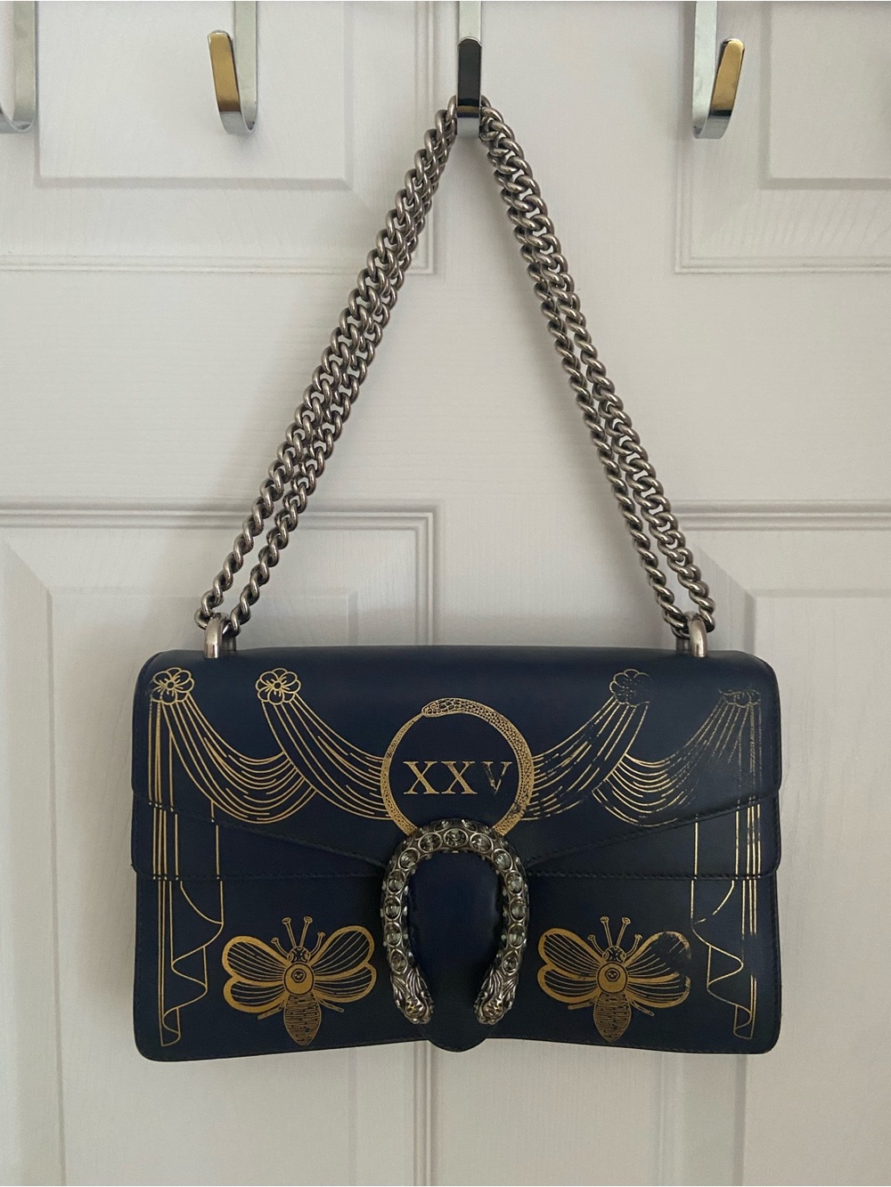 RARE Gucci Dionysus hand painted shoulder bag